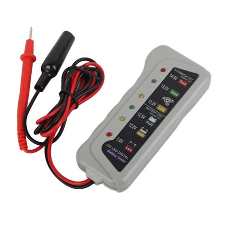 12V 24V Bilbatteri Tester Analysator Oplader Vedligeholdelsessystem Værktøj