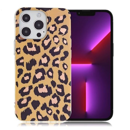 Marble iPhone 13 Pro Suojakotelo - Leopard
