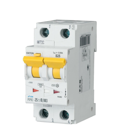 Eaton Jordfeilautomat Type A 2P PKP62 Karakteristikk B