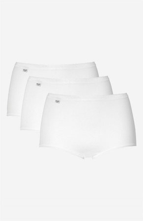 Sloggi - Maxitrosa Basic+ 3-pack - vit - för damer - 48 - Cellbes