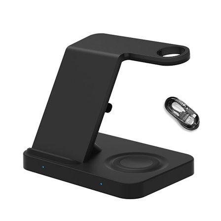 Mobiltelefonholder 5-i-1 Trådløs Opladningsstander Magnetisk Trådløs Hurtig Opladning