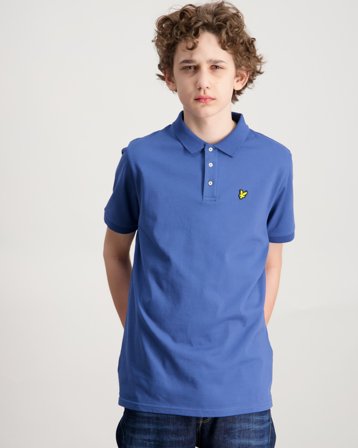 Lyle & Scott Plain Polo Shirt Blauw Polo-/rugbyshirts Jongens - Kids Brand Store