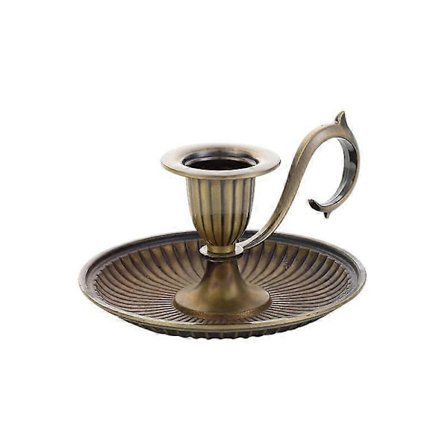 Vintage Lysestake Messing Avtakbare Lysestakeholdere med Varmebestandig Rust Telysholdere for Julebryllupsfestdekor