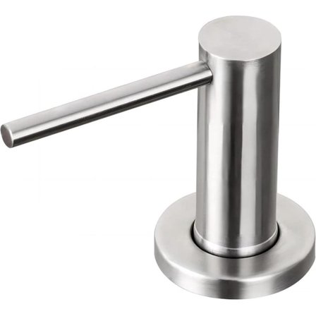 Såpedispenser i rustfritt stål for kjøkken og bad - Trykktype benkeplate såpedispenser