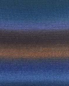 Garn Mille Colori Multi blå - Lang Yarns