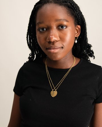 RYVLS heart necklace Gylden Smykker Pige - Kids Brand Store