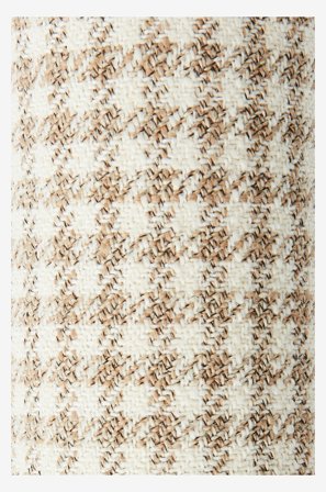 Jotex - Pepitaruter Stoffprøve Akryl/Polyester/Akryl/Polyester Hvitbeige PEACE - Kjøp Stoffprøver - Møbler hos Jotex