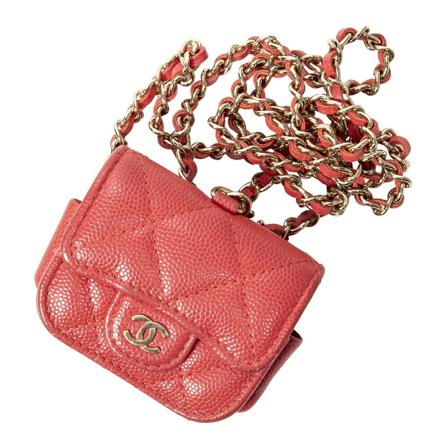 Chanel Vintage Pre-owned Mini Väska röd, Dam Vintage Väskor, Dam, Storlek: ONE SIZE
