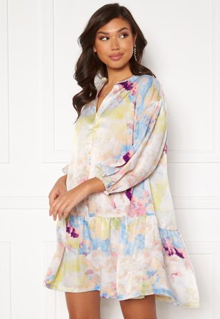 ICHI Cloudy Dress Multi Color Klær