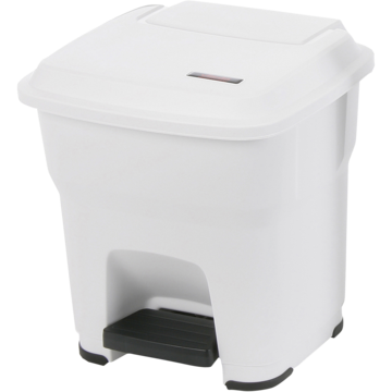 AVFALLSBEH. M/PEDAL 35L HVIT*