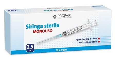 Profar Siringa Monouso 2,5ml