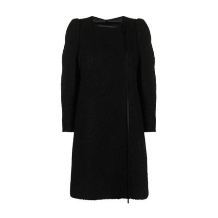 Emporio Armani, Single-Breasted Coats Czarny, Kobieta, Rozmiar: M