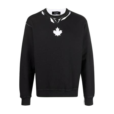 Dsquared2 Tröja svart, Herr Tröjor, Herr, Storlek: L