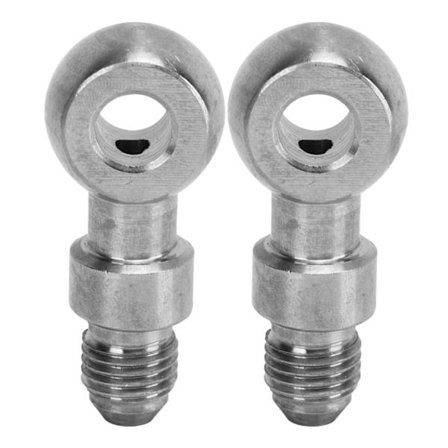 1 par Øye Banjo Adapter Fittings Rustfritt Stål Rett Bremse Banjo Adapter Fitting