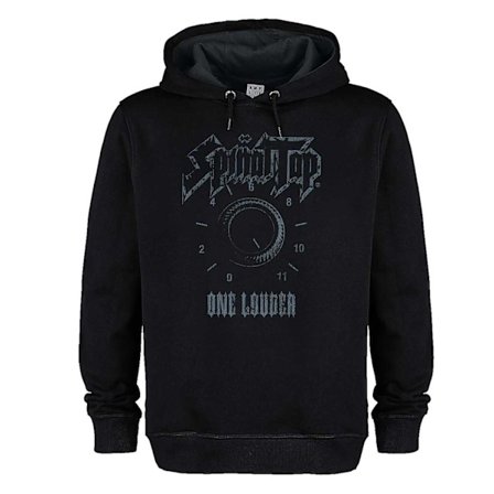Amplified Unisex Vuxen One Louder Spinal Tap Hoodie XXL Svart