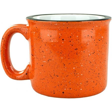 Gave Keramisk Lejrbålskrus, Enkelt 12oz - orange