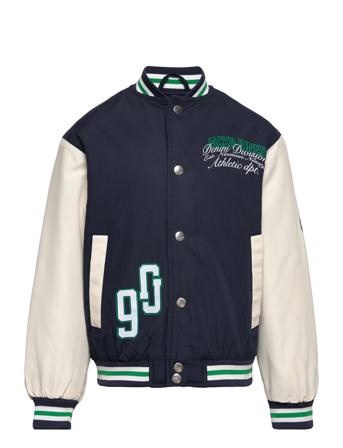 Jorathle Spring Varsity Jacket Jnr Bomberjakke Marineblå Jack & J S*Betinget Tilbud