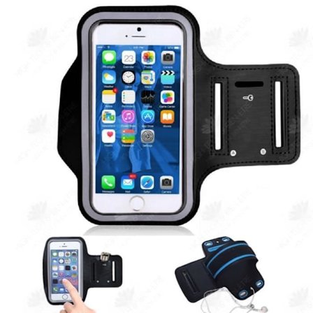 HTBE Outdoor sport arm väska arm med mobiltelefon väska män och kvinnor löparskärm handledsväska ta