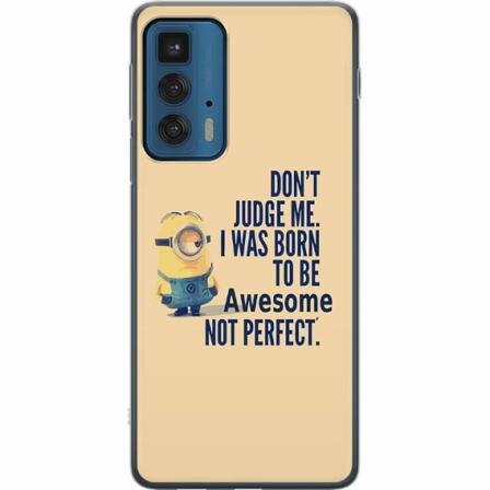 Motorola Edge 20 Pro Genomskinligt Skal Minions