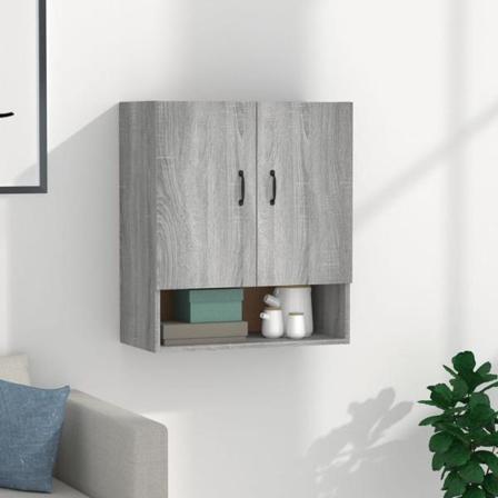 Vidaxl Väggskåp Grå Sonoma 60x31x70 Cm Konstruerat Trä Grå