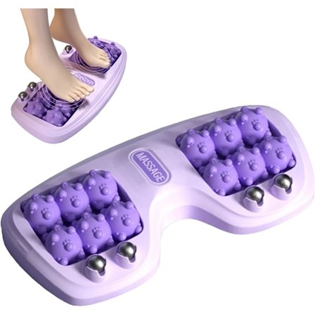 Dubbel fotmassagerulle, massagerulle, lindring av plantar fasciit, häl, fotvalv, muskelvärk