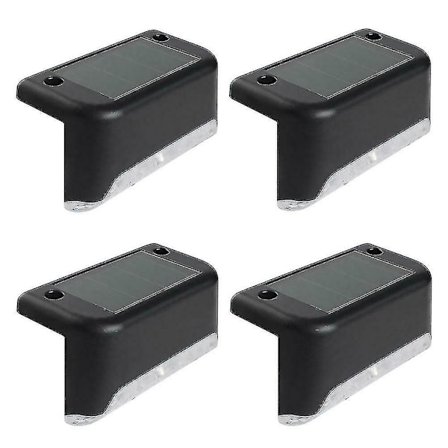 2023 4-pack Outdoor Solar Led Deck Lights