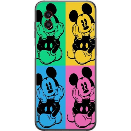 Kompatibelt Mobilskal till Samsung Samsung Galaxy Xcover6 Pro Mickey Mouse popkonst affisch färgglad Disney retroserie tecknad ikonisk figur Andy War