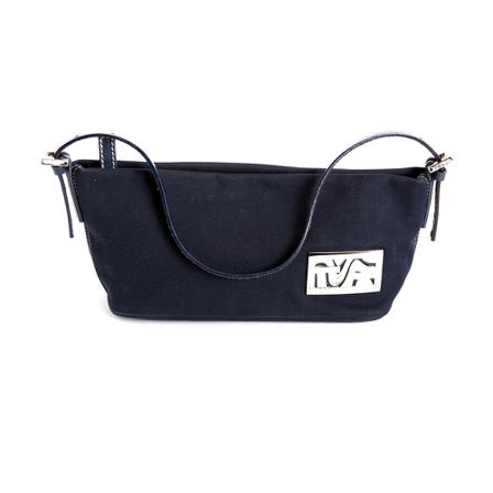 Fendi Vintage, Pre-owned Shoulder Bag Blauw, Dames, Maat:ONE Size,nylon