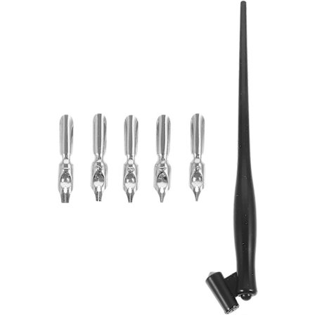 1 Setti Kätevä Dippikynä Uutuuskynä Vintage Dippikynä Piirustuskynä Nimikirjoituskynä