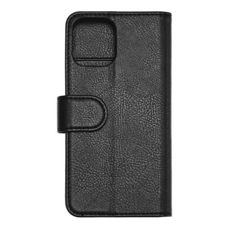 Essentials iPhone 11 Pro, L der wallet 3 kort, svart Svart