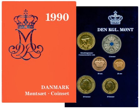 Danmark 1990 - Kgl. møntsæt