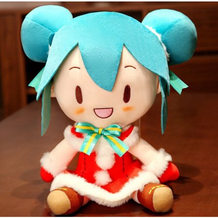 Hatsune Miku Plysjleketøyserie Snø Hatsune Miku Kosedyr Myk Plysjdukke Søt og Myk Christmas-tfrf