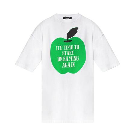 Undercover T-shirt with logo Hvid, Dame T-shirts, Størrelse: ONE Size