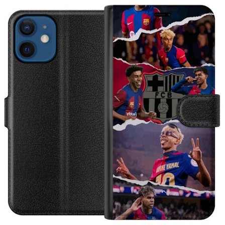 Kompatibelt Plånboksfodral till Apple Apple iPhone 12 mini Yamal Fotboll Spelare Barcelona