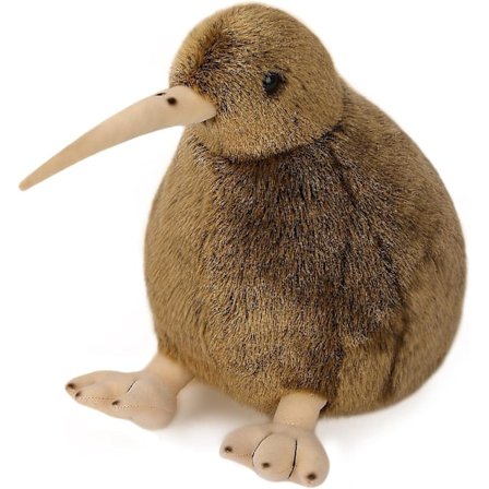 Kiwi Fugle Plysj Leke, Stoffdyr Plysj Kiwi Plushie Dukke, Myk Fluffy Som Ekte Fugl Klemmeleke - Gave Til Alle Aldre & Anledninger