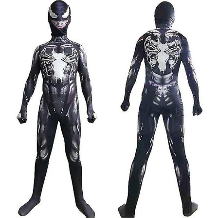 Barns Spider-man Iron Man kostym Cosplay Panther Venom Jumpsuit.a.-1 venom