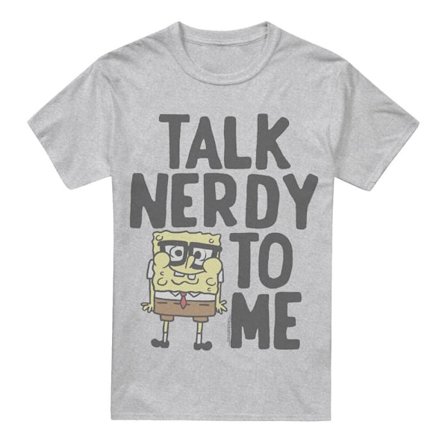 SvampBob Fyrkant Herr T-shirt Talk Nerdy To Me 5XL Sport H