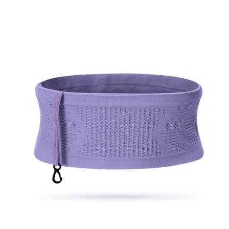Åndbar Talje Kæde Talje Bælte Skjult Slank Talje Taske Kvinder Hendes Mave Taske Sport Løbe Mobiltelefon Holder Nøgler Penge Holder Purple XL