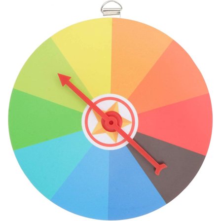 1 sæt væghjul spinner spinning præmiehjul bordplade præmiehjul spinner til undervisningsaktivitet rekvisitter boligindretning (d-583-a)