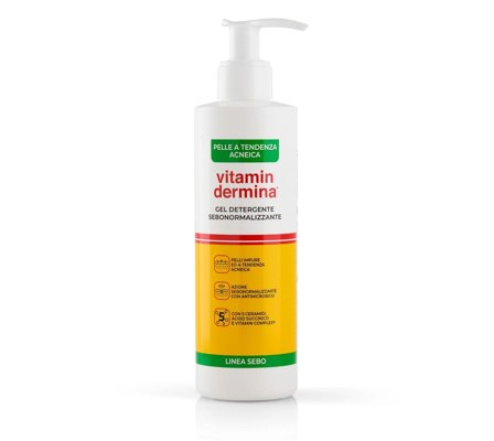 Vitamindermina Sebo Gel Detergente Sebonormalizzante 240ml