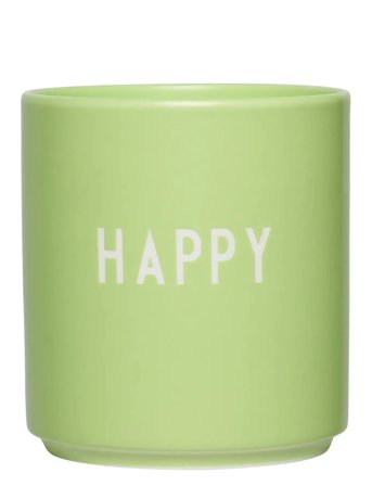 Favourite Cup - Celebration Green Design Letters