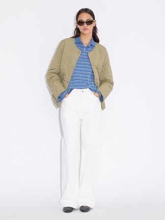 Holzweiler Light Padded Jacket - Light Green - Women's - Extra Small