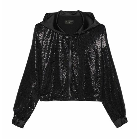 Gaëlle Paris Hoodies Sort, Dame