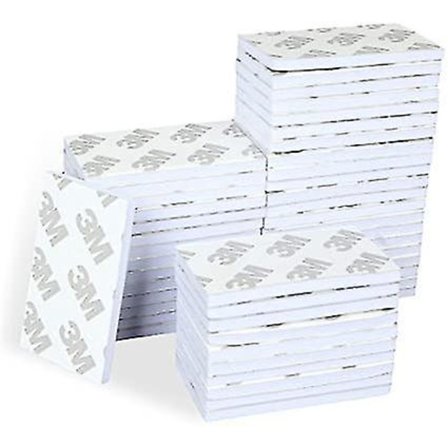 100 stk. Stærke Dobbeltklæbende Puder Skumklæbende Puder