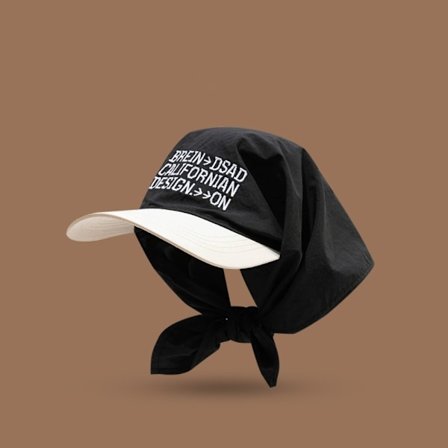 Sol Caps Peaked Cap SVART