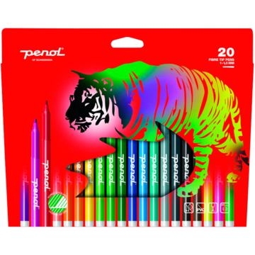 Fiberpenner Penol 20-pakn