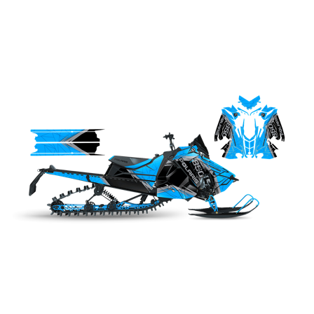 Dekalkit SweTown Lap Blue - Polaris Axys 800 SKS 146 2018-2020