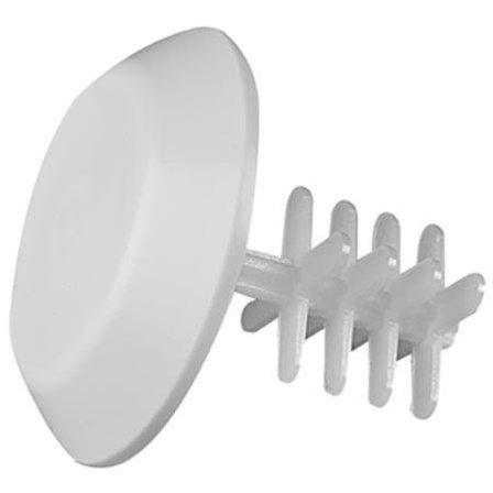 Faluplast 50410 ROT-bricka för rörände, 53 mm Vit, Installation