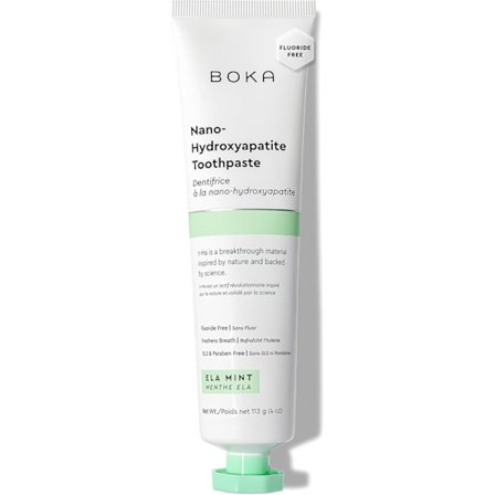 Fluorfri Tandkräm, Nano Hydroxyapatit Tandkräm, Lämplig för Känsliga Tänder - för Vuxna, Barns Munvård - Ela Mint Smak, 118 ml 1-pack