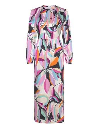 Coster Copenhagen Dress In Multi Leaf Print - Multi/patterned - 36